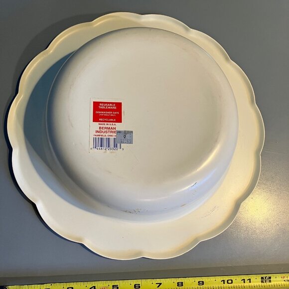 Vintage Berman Industries Halloween Black Cat JackoLantern Serving Bowl - Picture 2 of 3